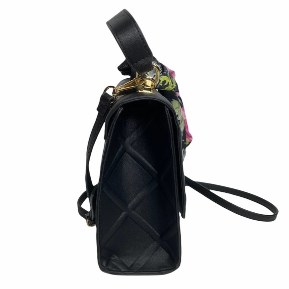 Betsey Johnson Top Handle Scarf Satchel - Picture 3 of 8